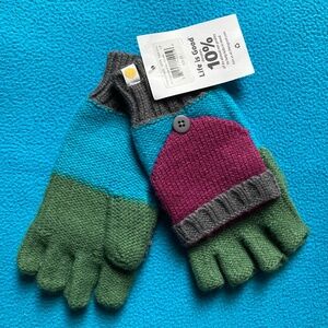 NEW Life is Good Fingerless Mittens